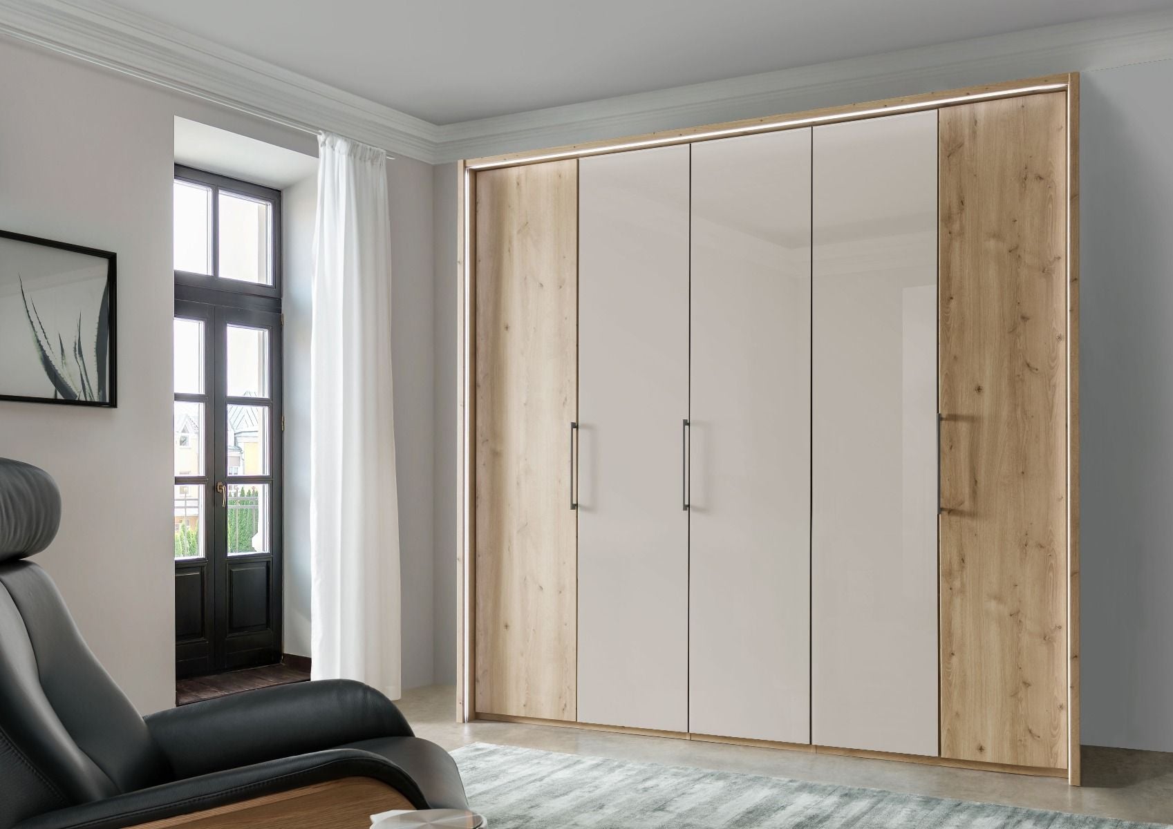 Oakwood Wiemann Monaco 1000 Wardrobe With 5 Hinged Doors