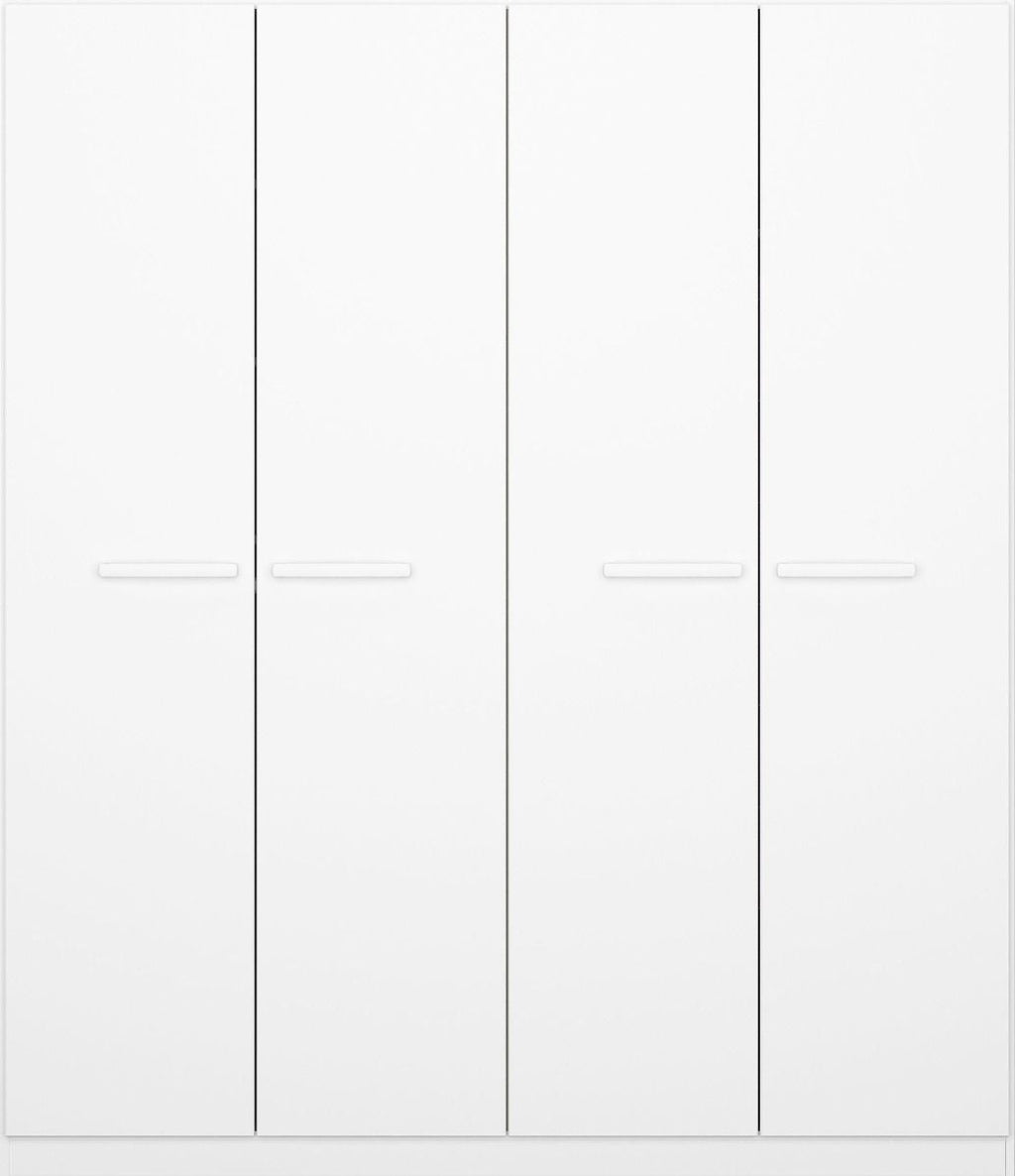 Oakwood Rauch Modi Alpine White 4 Door Hinged Wardrobe