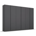 Oakwood Rauch Monostar Metallic Grey 6 Door Hinged Wardrobe W271CM