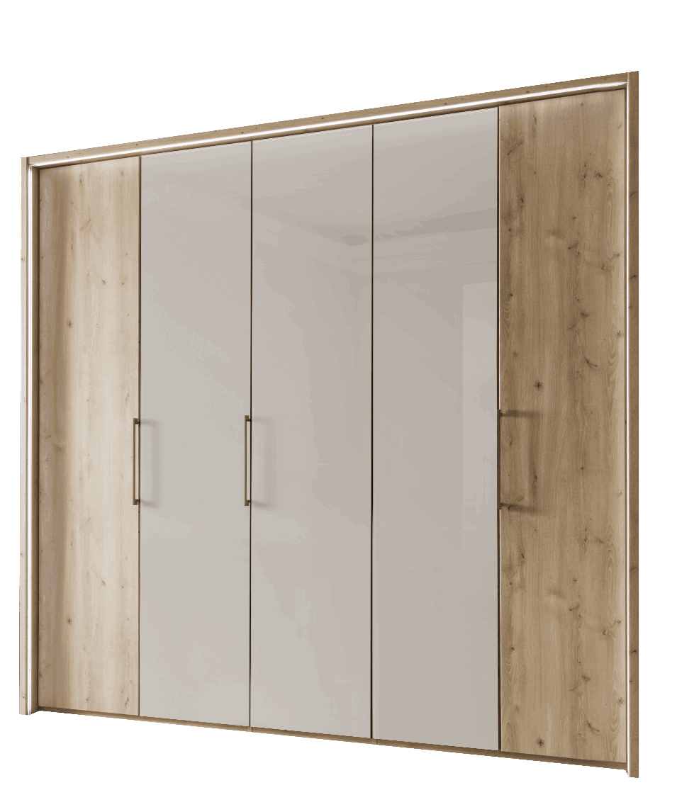 Oakwood Wiemann Monaco 1000 Wardrobe With 5 Hinged Doors