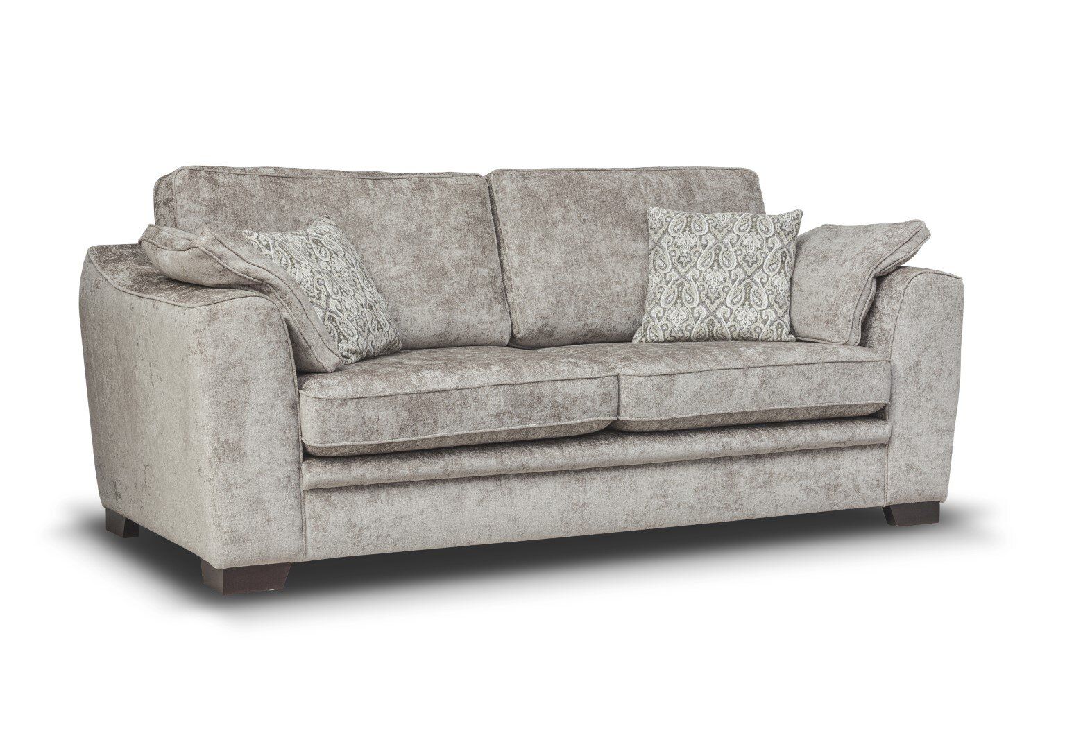Oakwood Napoli Fabric Upholstered 3 Seater Sofa