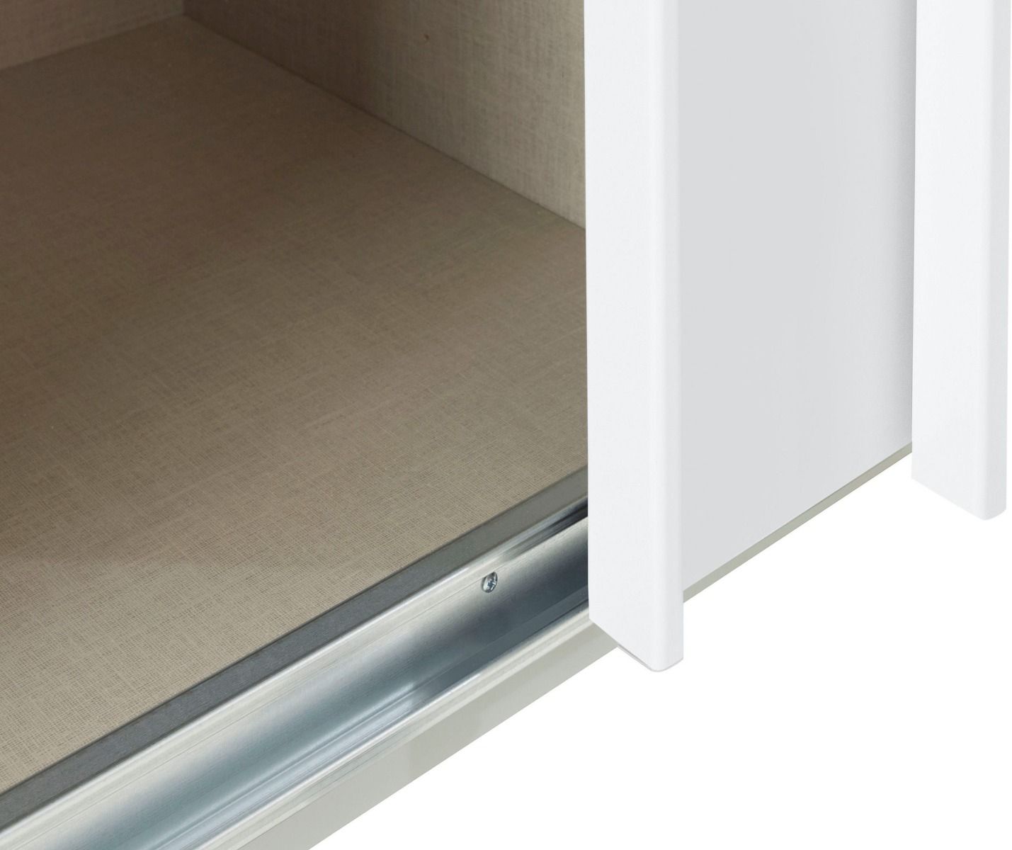 Oakwood Rauch Kulmbach Alpine White 3 Sliding Door Wardrobe 203CM Wide