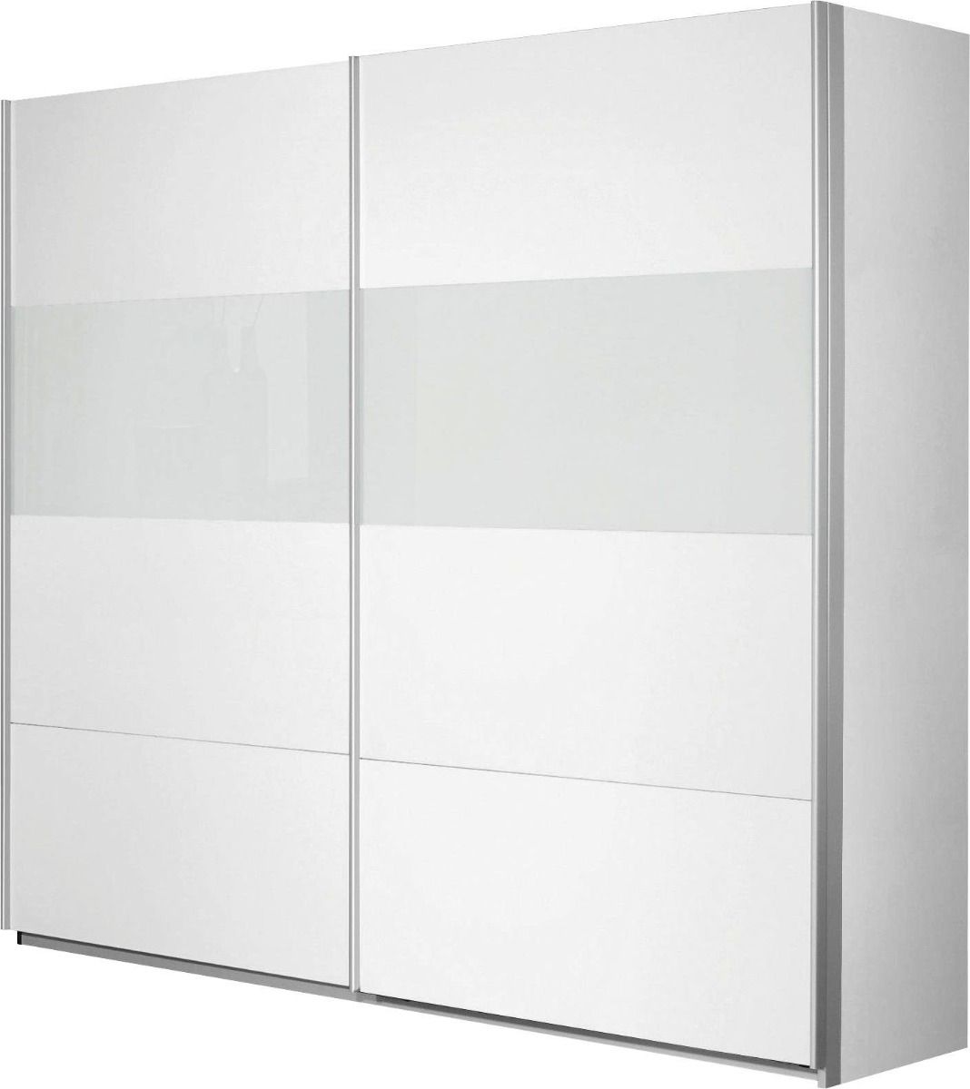Oakwood Rauch Quadra Silk Grey 2 Gliding Door Wardrobe