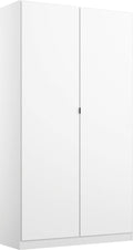 Oakwood Rauch Ontario White 2 Door Hinged Wardrobe