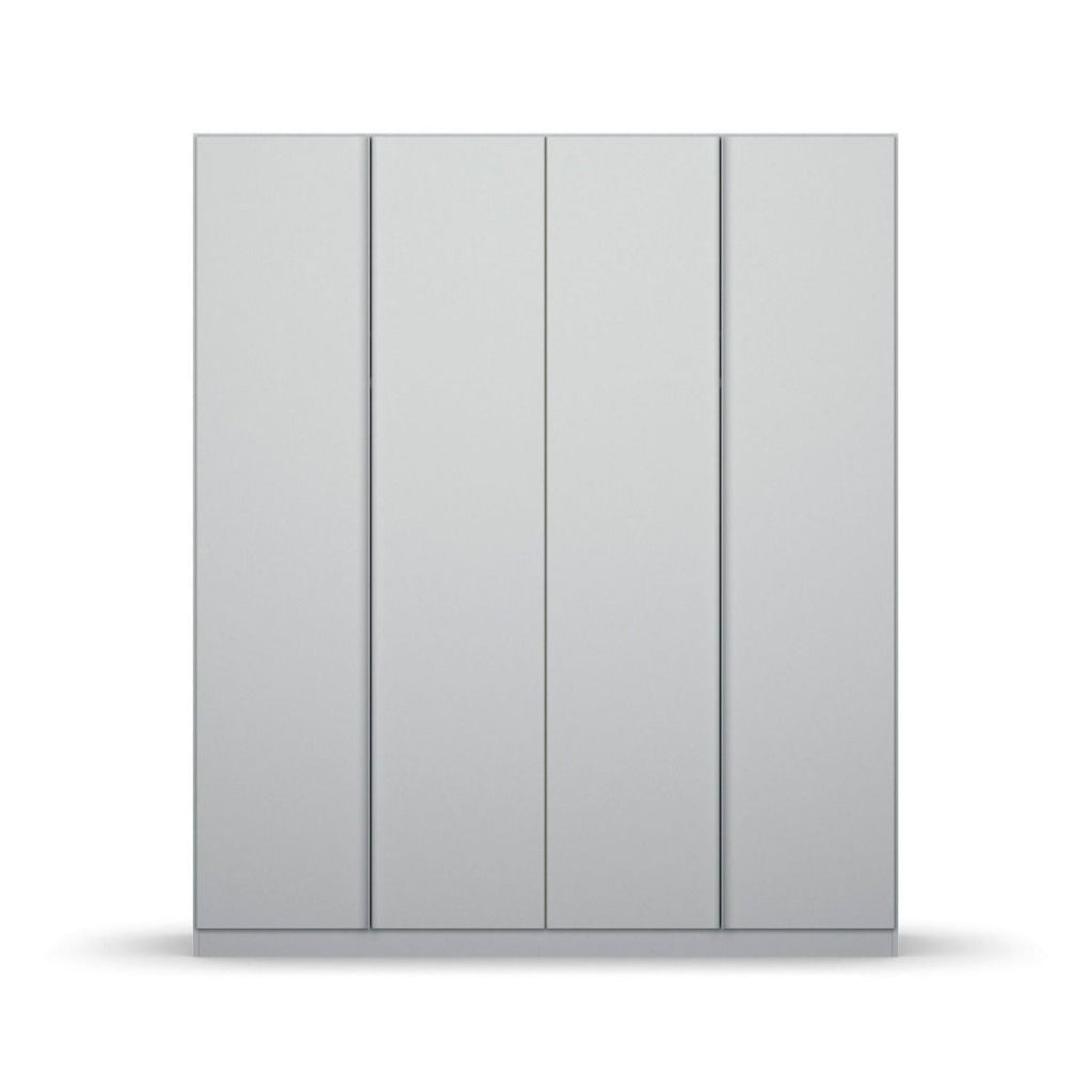 Oakwood Rauch Monostar Silk Grey 4 Door Hinged Wardrobe W181CM