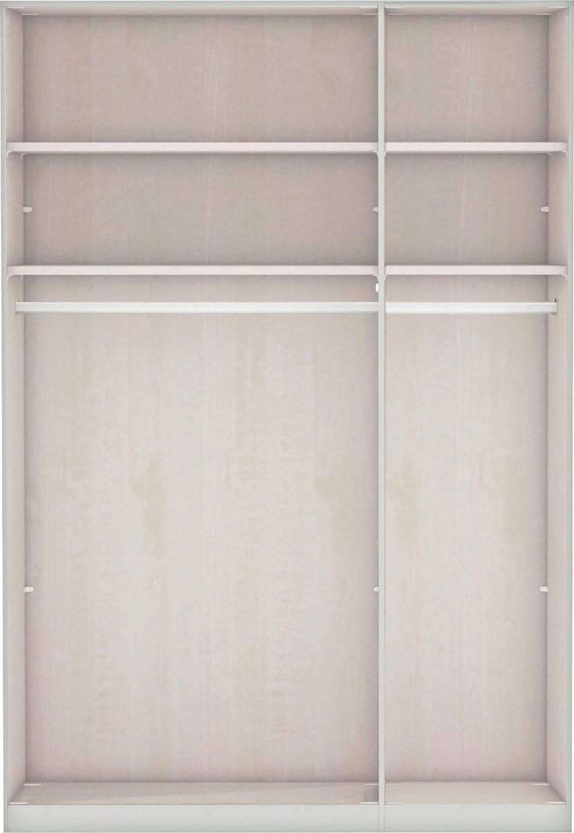 Oakwood Wiemann Tampa Champagne Glass 3 Door Hinged  Wardrobe