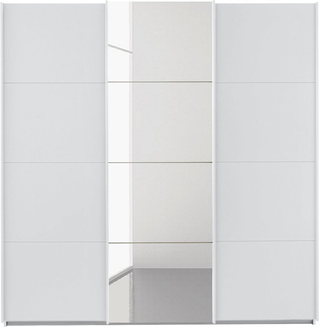 Oakwood Rauch Kulmbach Alpine White 3 Sliding Door Wardrobe 203CM Wide
