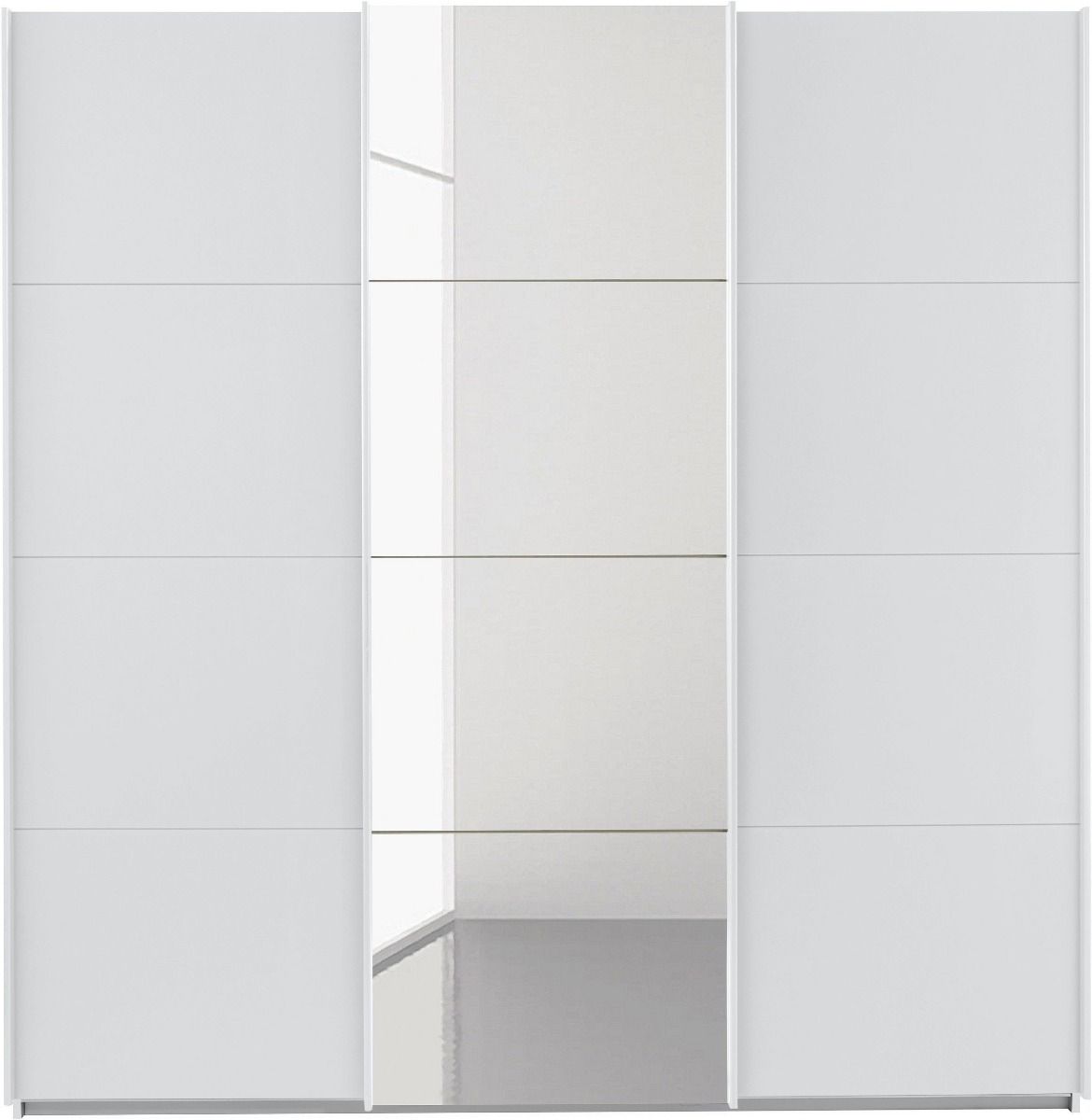 Oakwood Rauch Kulmbach Alpine White 3 Sliding Door Wardrobe 203CM Wide