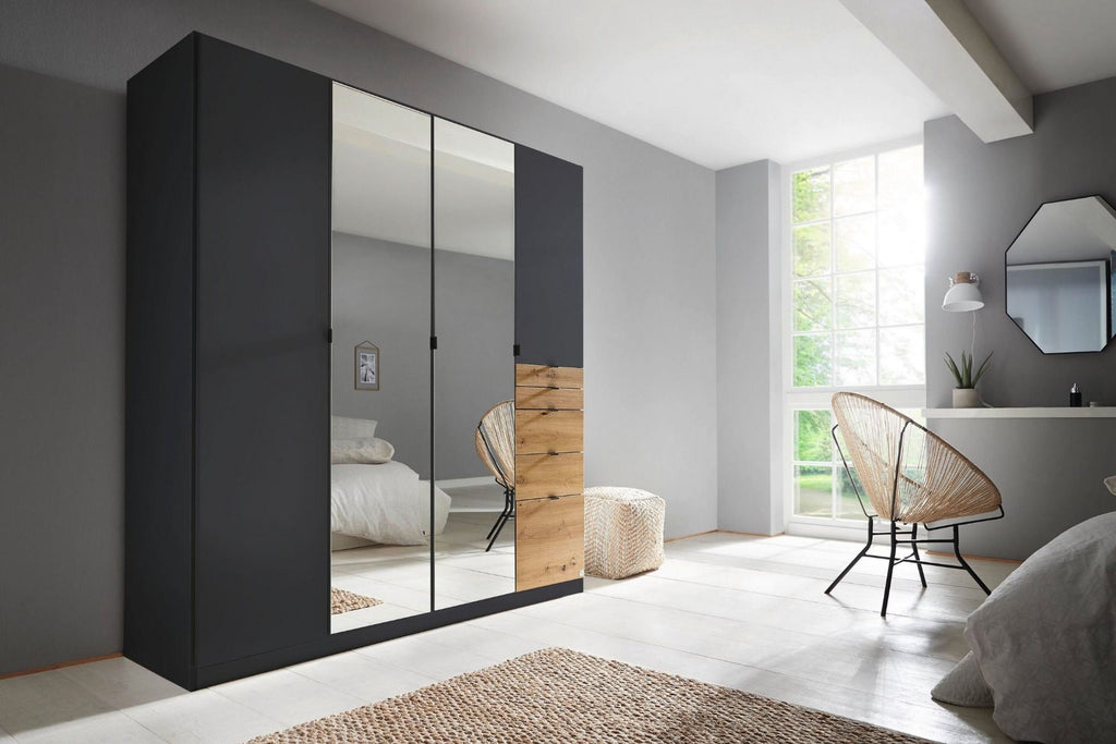 Oakwood Rauch Ontario 4 Door Combi Wardrobe