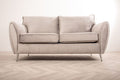 Oakwood Sophia Plush Velvet Fabric 3 Seater Upholstered Sofa