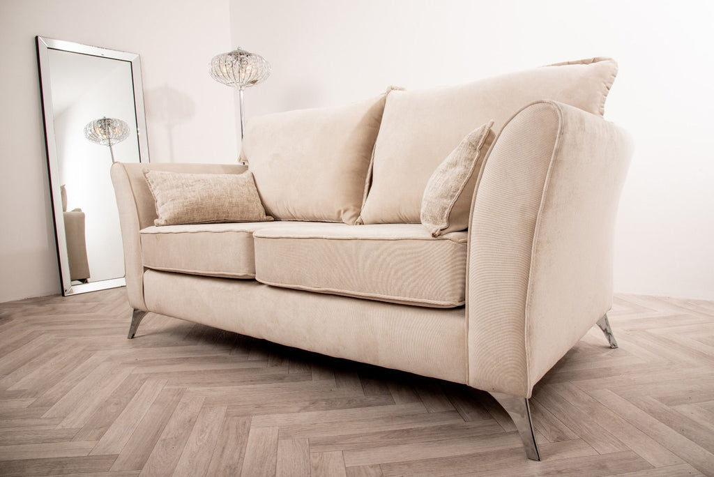 Oakwood Amora Comet Fabric Upholstered Sofa