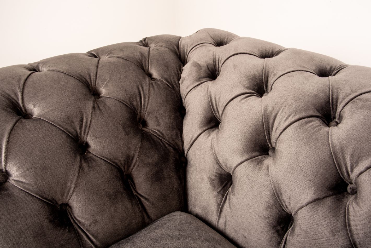Oakwood Woodstock Chesterfield 4 Seater Fabric Sofa