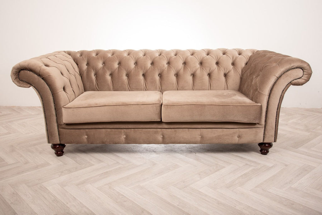 Oakwood Woodstock Chesterfield  Fabric 3 Seater Sofa