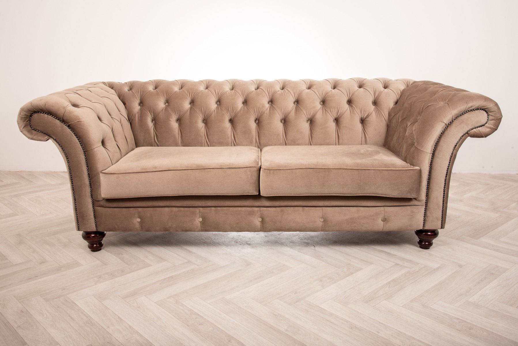 Oakwood Woodstock Chesterfield  Fabric 3 Seater Sofa