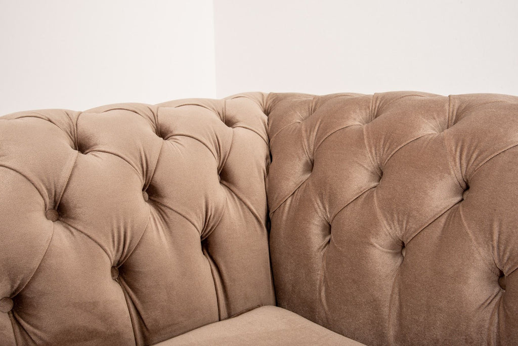 Oakwood Woodstock Chesterfield Fabric 2 Seater  Sofa