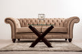 Oakwood Woodstock Chesterfield Fabric 2 Seater  Sofa