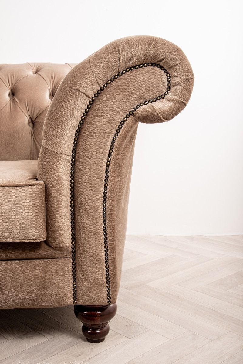 Oakwood Woodstock Chesterfield Fabric 2 Seater  Sofa