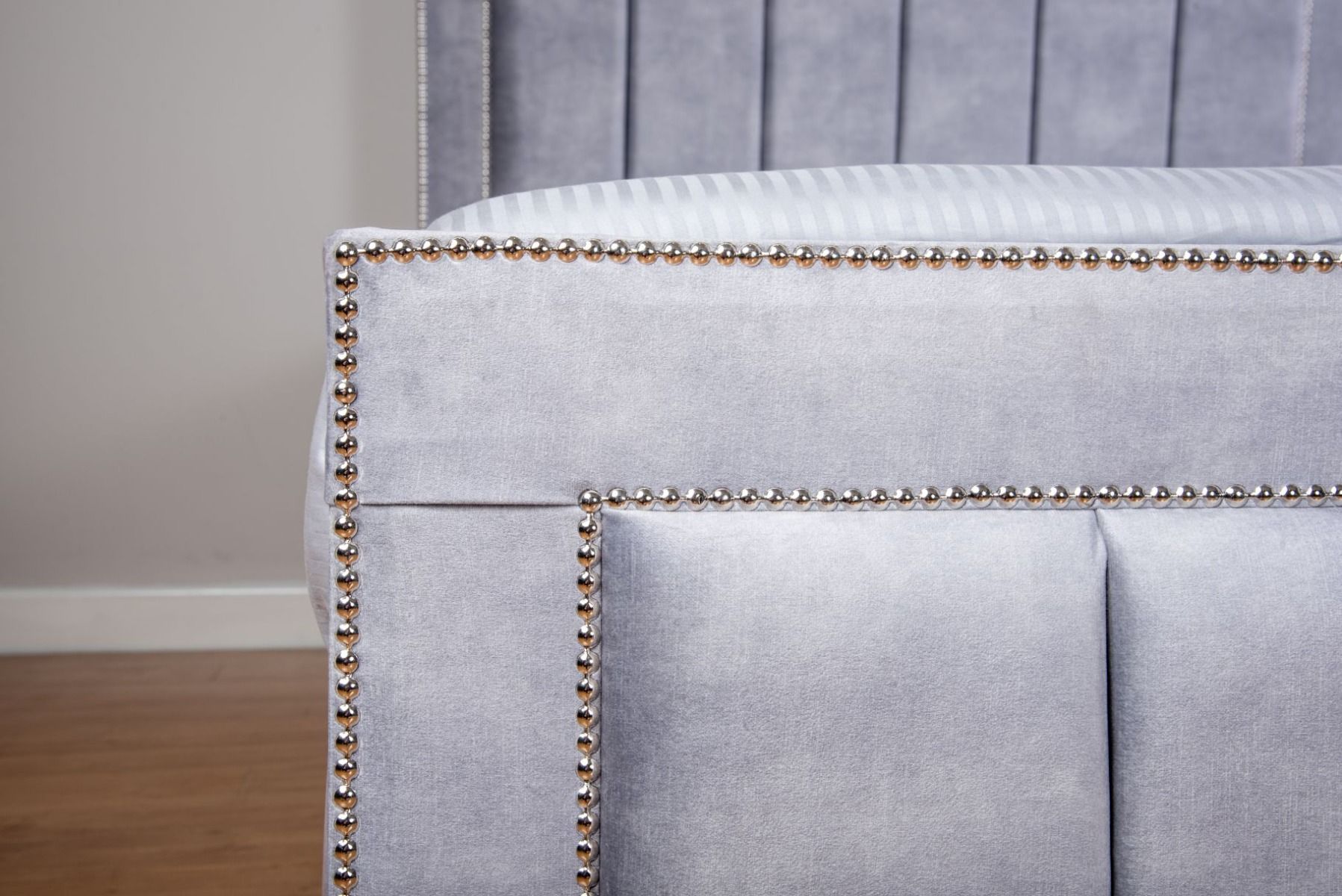 Oakwood Coniston Velvet Fabric Upholstered Bed Frame