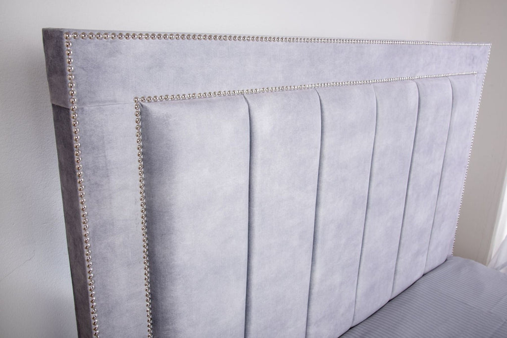 Oakwood Coniston Velvet Fabric Upholstered Bed Frame