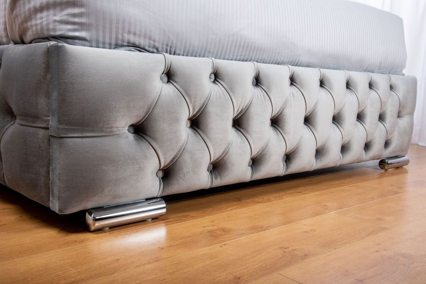 Oakwood Winchester Upholstered Fabric Bed Frame