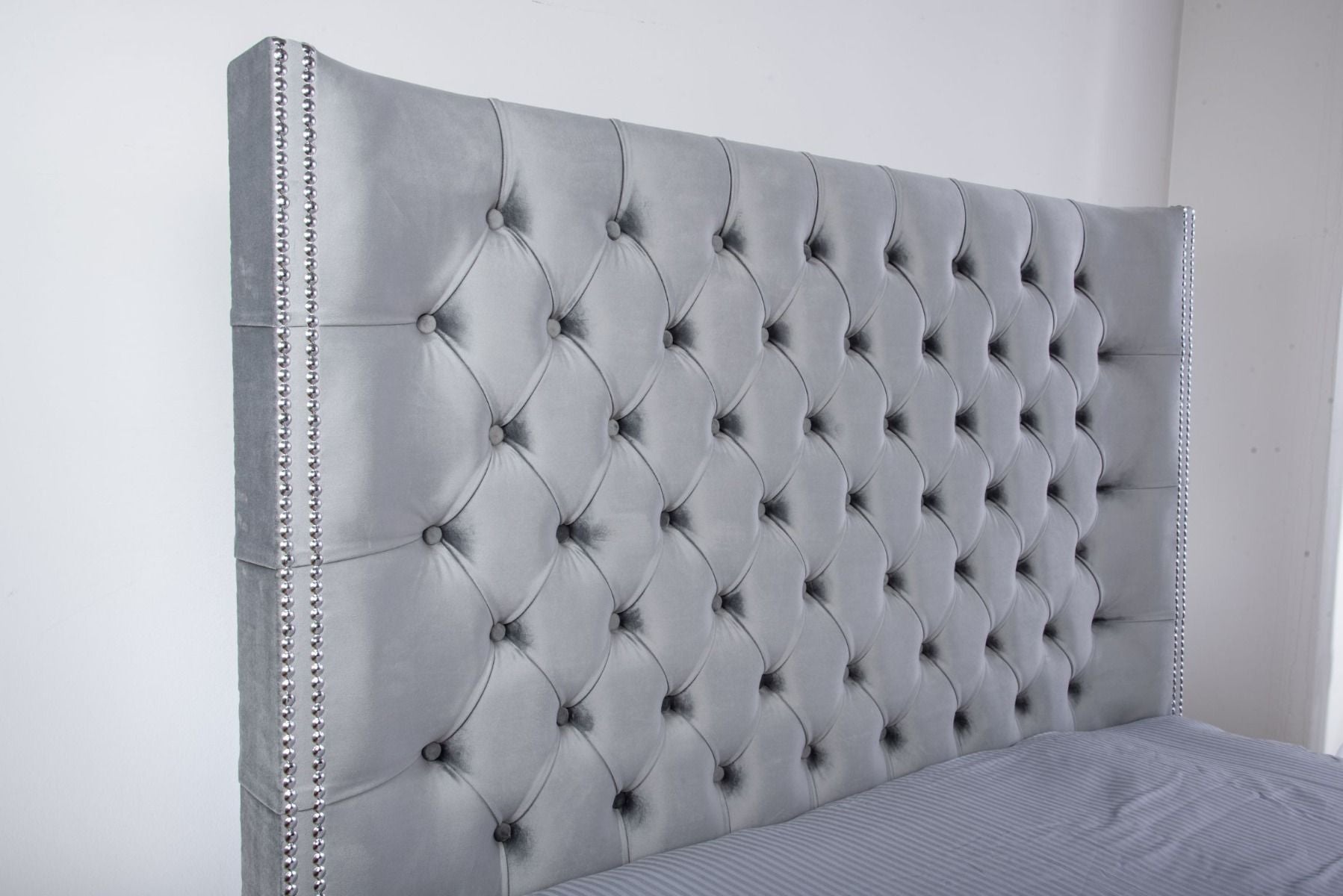 Oakwood Winchester Upholstered Fabric Bed Frame
