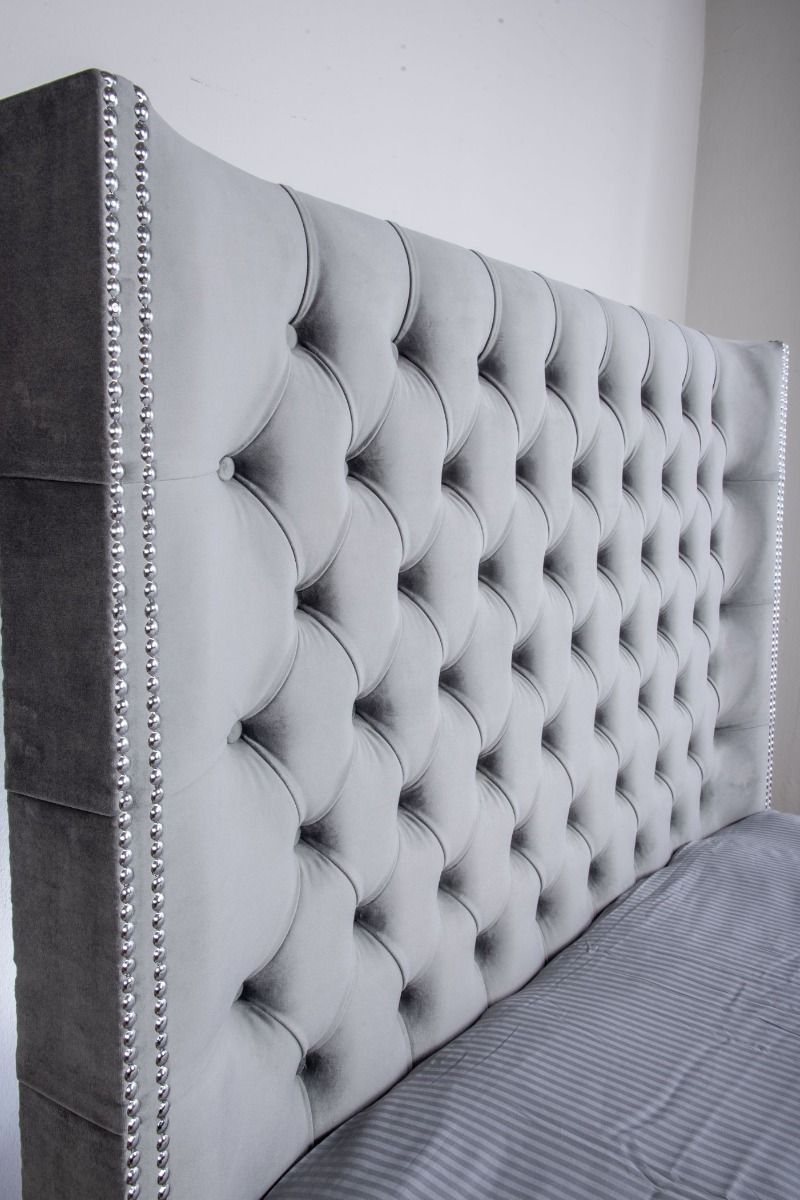 Oakwood Winchester Upholstered Fabric Bed Frame