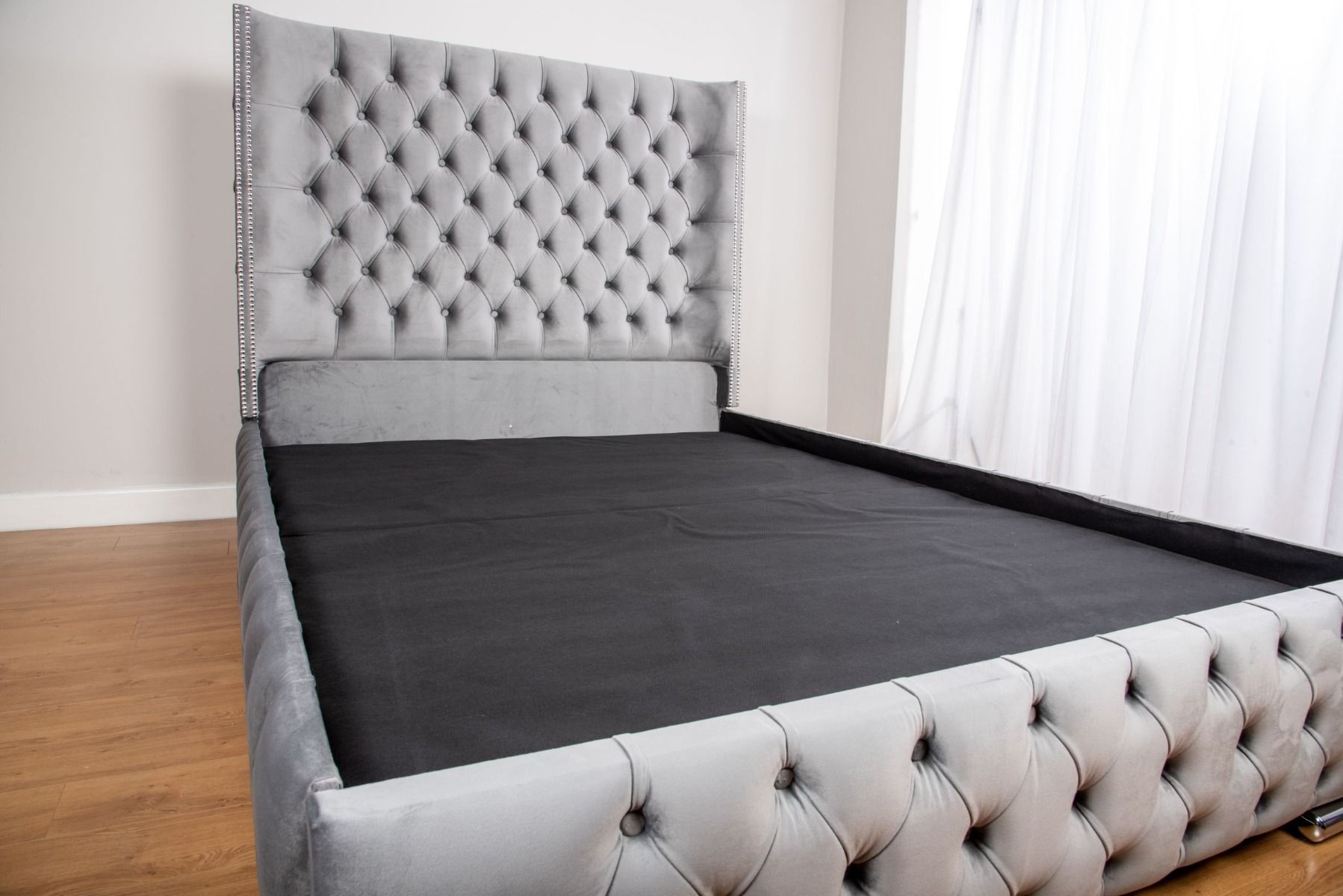Oakwood Winchester Upholstered Fabric Bed Frame