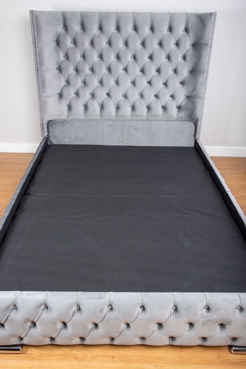 Oakwood Winchester Upholstered Fabric Bed Frame