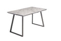 Oakwood Calden 1.4m Dining Table - Grey Marble