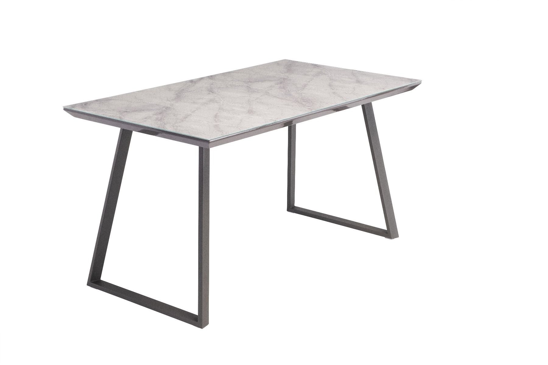 Oakwood Calden 1.4m Dining Table - Grey Marble