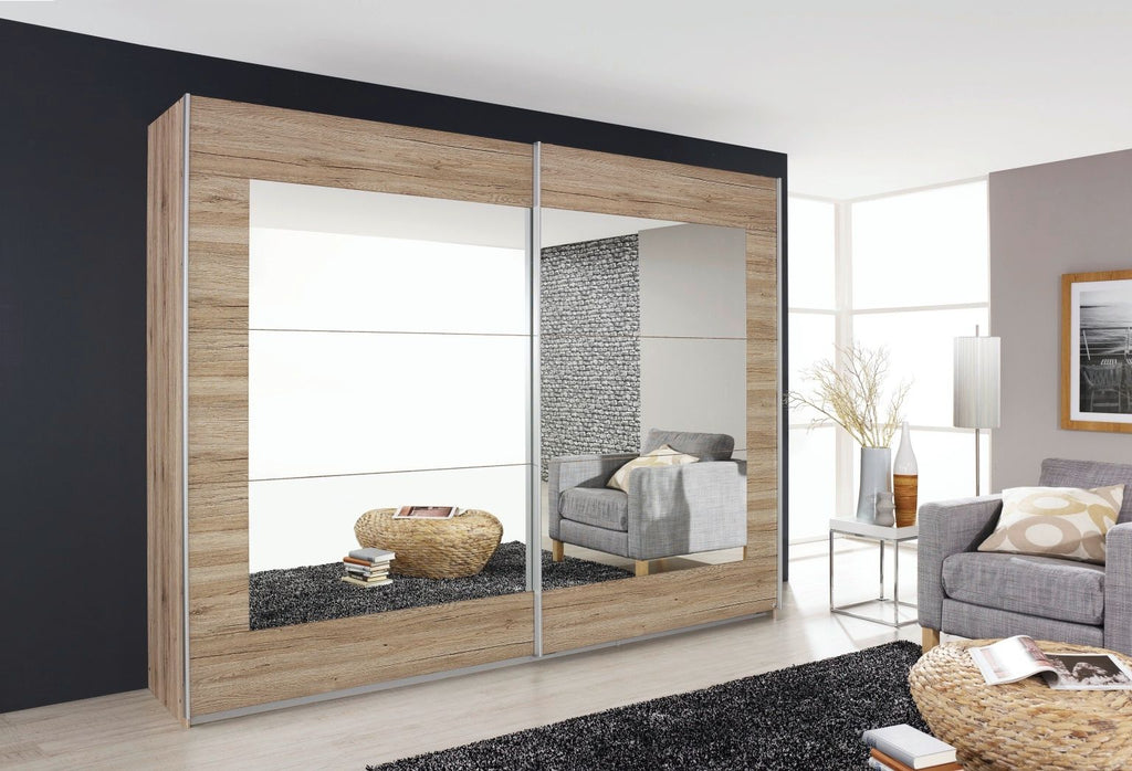 Oakwood Rauch Alegro Sliding Door German Wardrobe