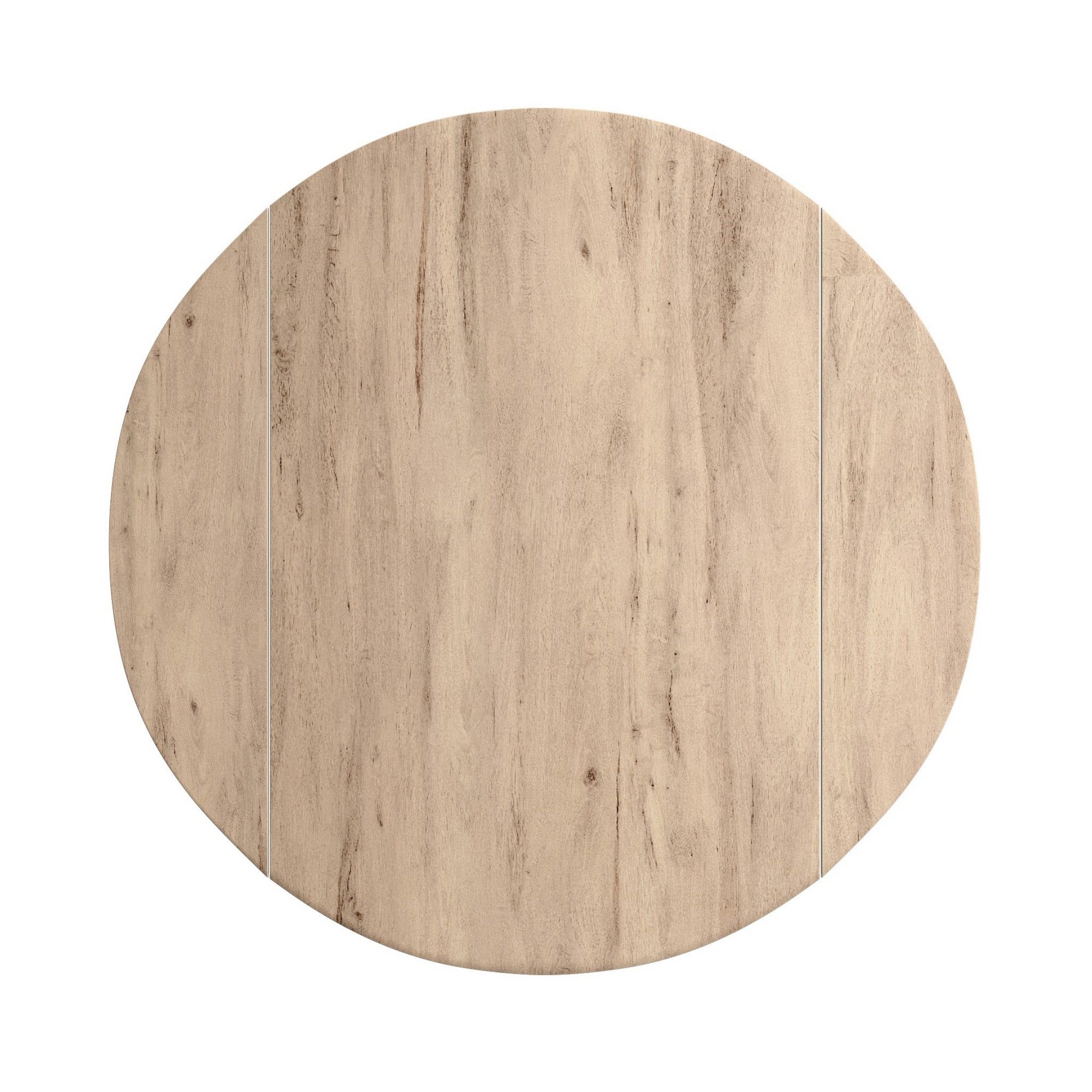Oakwood Alessio Oak Effect Ceramic Extending Round Dining Table with 4 Lina Chairs