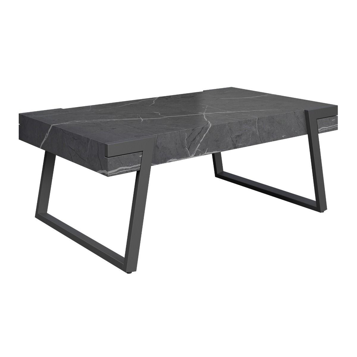 Oakwood Apexa Grey Marble Coffee Table