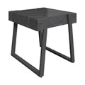 Oakwood Apexa Grey Marble Side Table