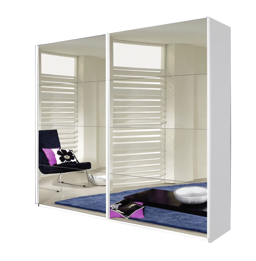 Oakwood Rauch Miramar Elegance Mirror Front Sliding Door Wardrobe