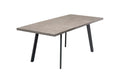 Oakwood Amari 1.6m (+0.4m) Extending Dining Table - Grey