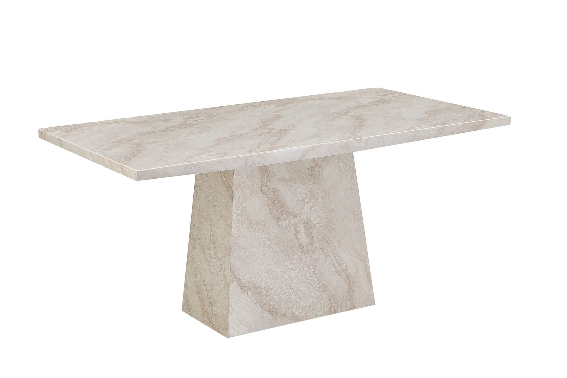 Oakwood Apollo 1.6m Marble Dining  Table Set