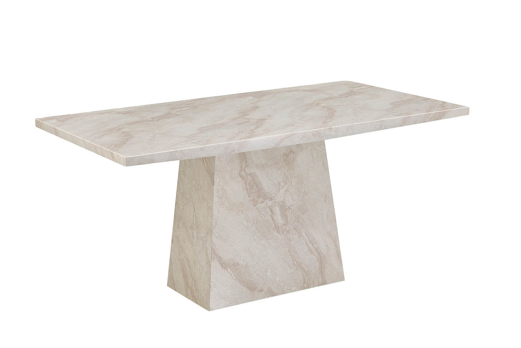 Oakwood Apollo 2.0m Marble Dining  Table Set
