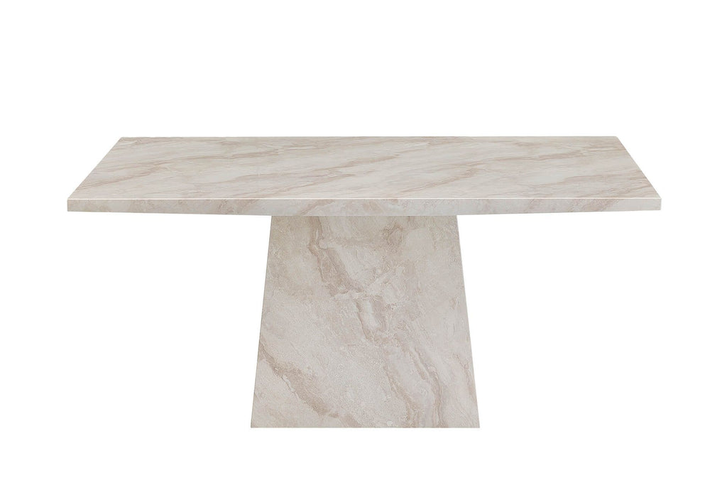 Oakwood Apollo 2.0m Marble Dining  Table Set