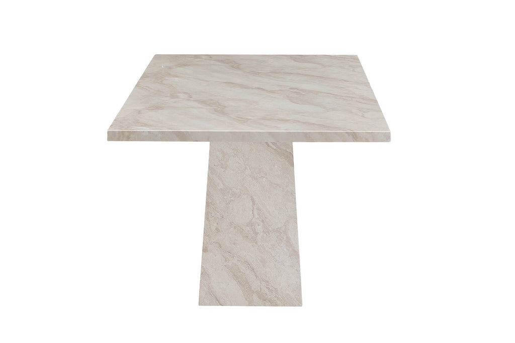 Oakwood Apollo 1.6m Marble Dining  Table Set