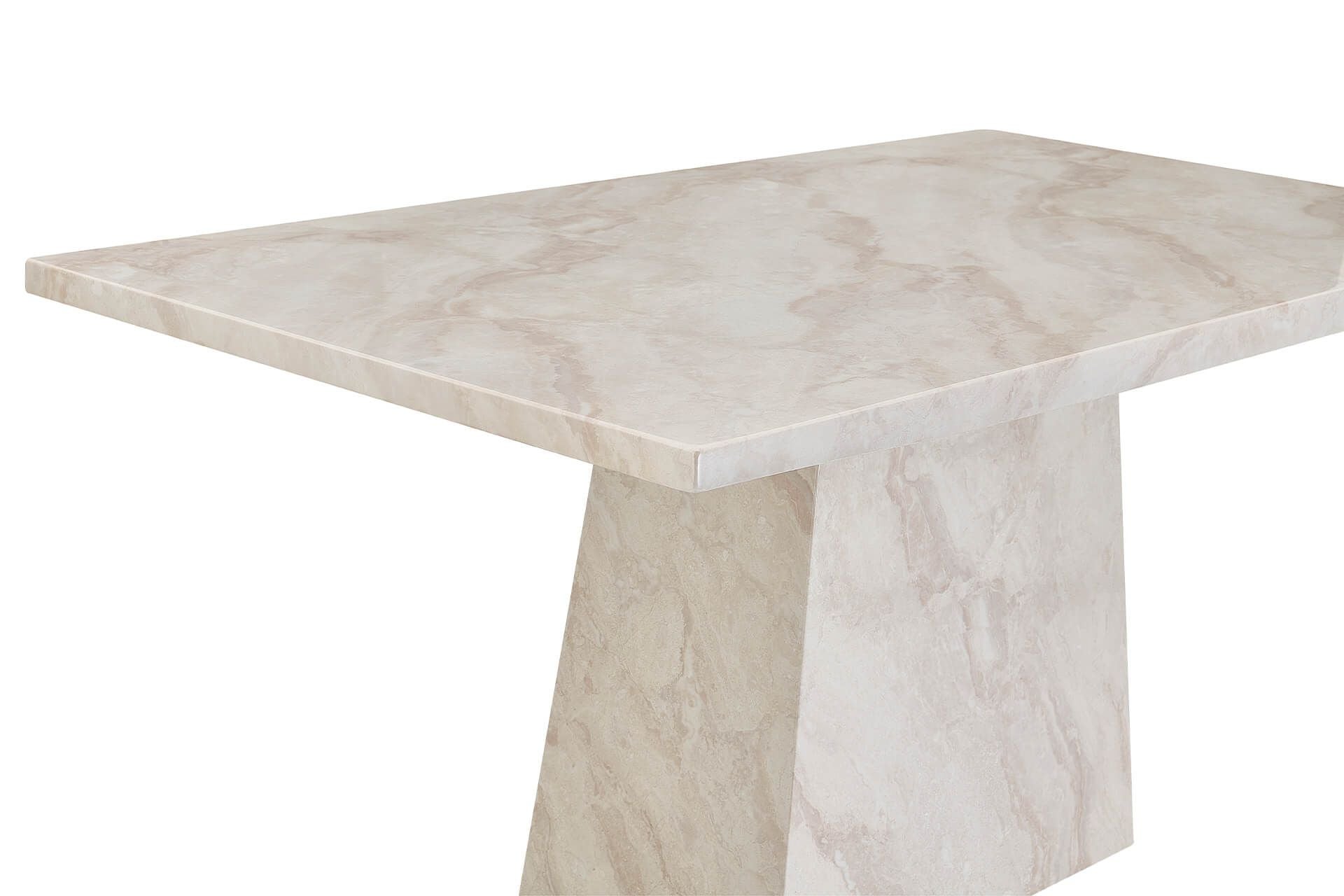 Oakwood Apollo 2.0m Marble Dining  Table Set