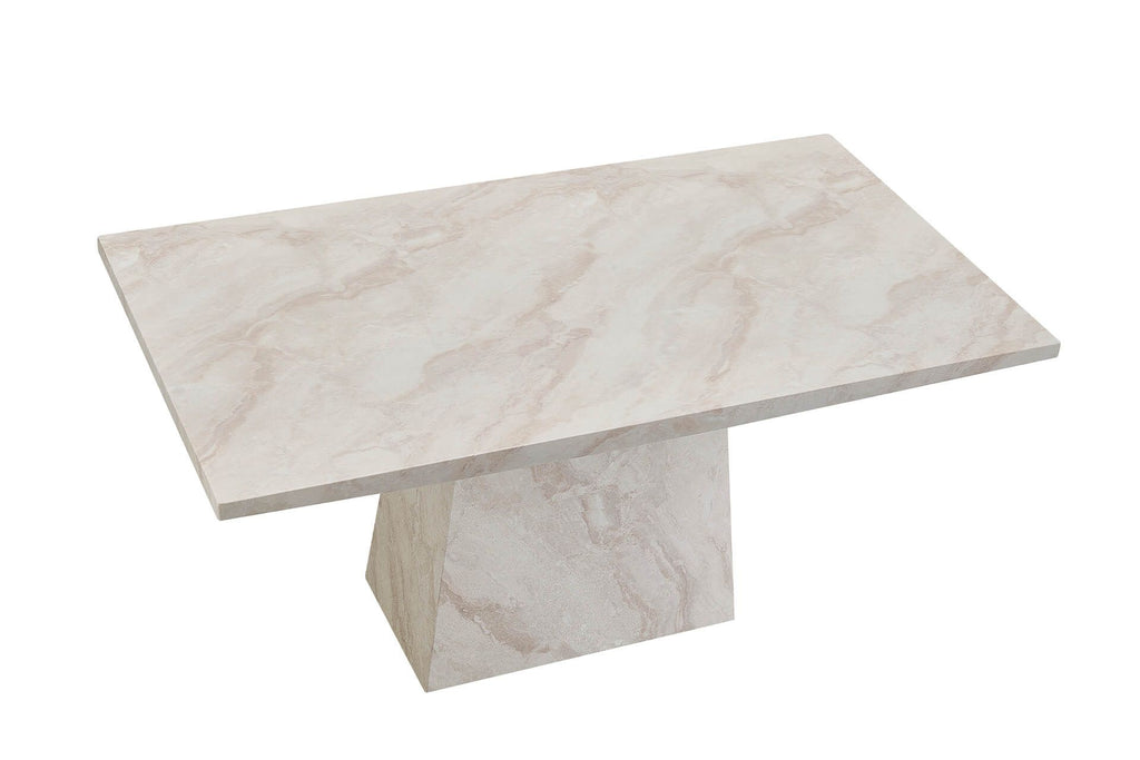 Oakwood Apollo 2.0m Marble Dining  Table Set