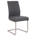 Oakwood 2x Apollo Contour PU Leather Dining Chairs
