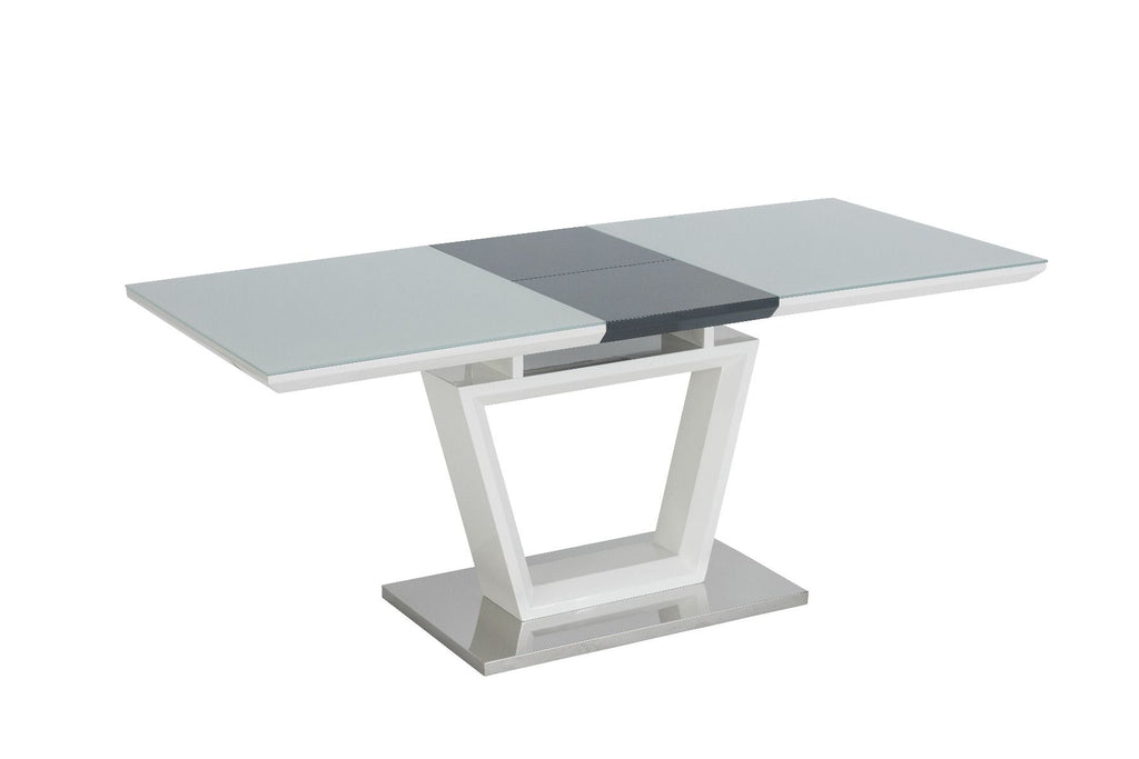 Oakwood Darlington 1.4m (+0.4m) Extending Dining Table - Grey Insert
