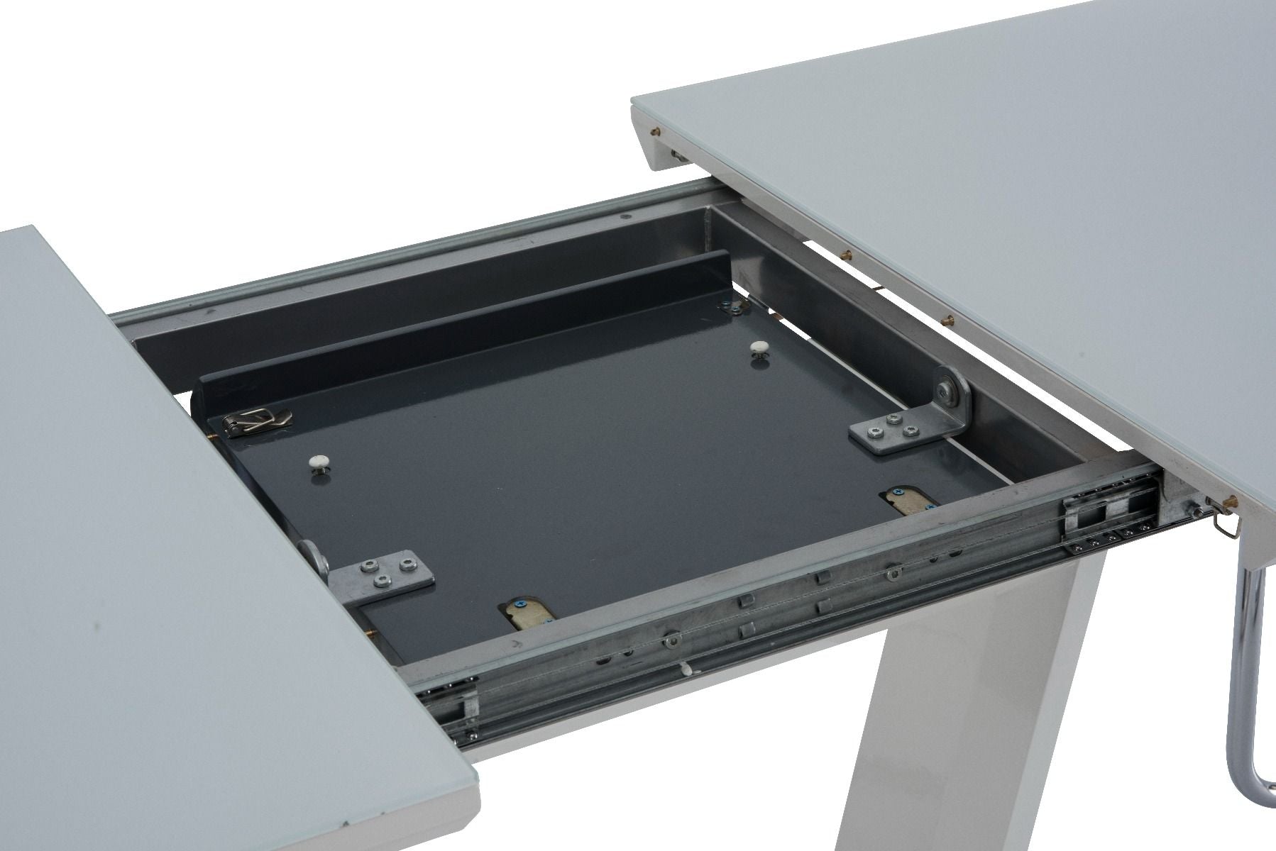 Oakwood Darlington 1.4m (+0.4m) Extending Dining Table - Grey Insert