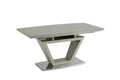 Oakwood Caspen 1.6m (+0.4m) Extending Dining Table - Latte