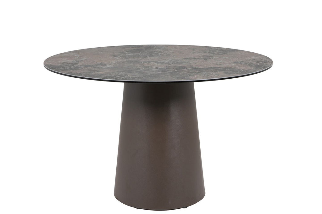 Oakwood Adam Ceramic Espresso Dining Table - 120CM