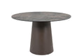 Oakwood Adam Ceramic Espresso Dining Table - 120CM