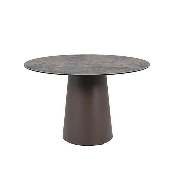 Oakwood Adam Ceramic Espresso Dining Table - 120CM