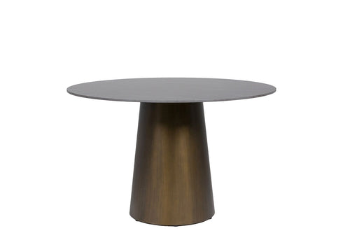 Oakwood Adam Black Sintered Stone Dining Table - 120CM